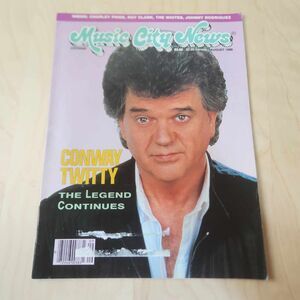 Vintage Music City News Magazine August 1988 Conway Twitty Cover Country Music